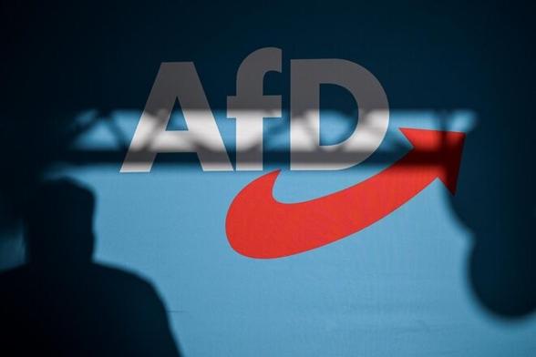Lors+d’un+meeting+de+l'AfD+à+Bad+Salzungen+(Allemagne)+le+8+août+2024.+©+Photo+Hannes+P.+Albert+/+DPA+via+AFP