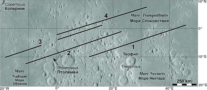 Correctly positioned altimetry tracks for Luna 22. They follow the pattern of images as would be expected.