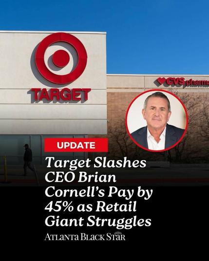 Headline: Target slashes CEO Brian Cornell’s pay by 45% as retail giant struggles.
