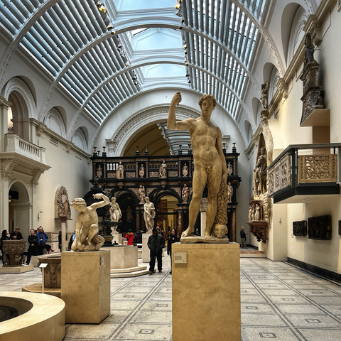 Ausstellungsraum im V&A Museum