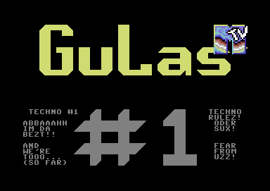 Screenshot of "Nuts in the World of Fantasy" - Crack: Gulas - Published by G Byte Fighters on Commodore 64 (1992)