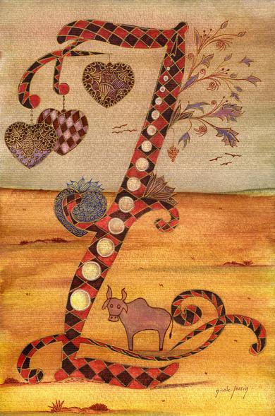 Alphabet : lettre "Z" 
nicole-pessin.com/

#alphabet #poesie #art #illustration #artiste #peinture #onirique #aquarelle #peintre