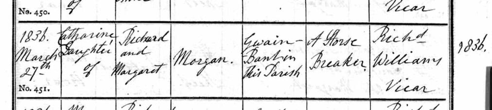 Baptism record