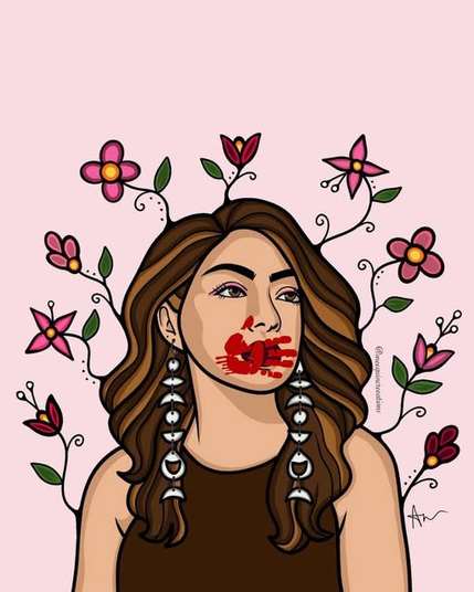 This is not a past issue.
It is not rare.
It is not isolated.
It is a national crisis.
Indigenous women, girls, and Two-Spirit people face disproportionately high rates of violence, trafficking, and homicide. 
In some regions, they are 12 times more likely to be murdered or go missing than non-Indigenous women. 
This is rooted in colonial systems that continue to devalue our lives—through racism, gendered violence, under-policing, over-incarceration, and government indifference.
This is why you should care:
• Because if it happened to your relative, you’d never stop fighting
• Because no one is disposable
• Because violence thrives where indifference exists
• Because love, safety, and justice should not be negotiable.
• Because truth demands more than awareness
This is about love.
Loving each other enough to speak out.
Loving our communities enough to protect them.
Loving this Land enough to confront the violence that stains it.
Ways you can help today and every day:
• Learn about the National Inquiry’s Final Report and the 231 Calls for Justice
• Read community-led reports like Red Women Rising
• Contact your MP. Demand implementation of the 231 Calls.
• Attend local vigils. Wear red. Light a candle. Say their names.
• Have conversations. Especially the hard ones. Especially at your kitchen table.
Above all—love one another fiercely. We are sacred. And we deserve to live without fear ❤️
-
The red handprint represents the colonial violence that silences us.