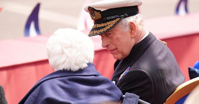 Wells' Joy Trew spoke to King Charles during VE day event