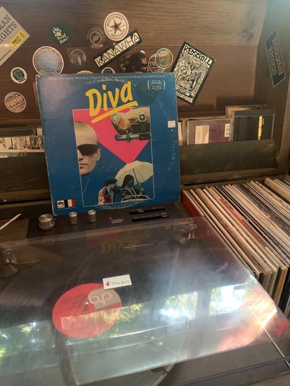Diva on the turntable