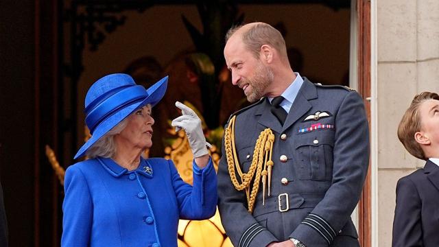 Prince William and Queen Camilla showcase their affectionate bond during VE Day celebrations