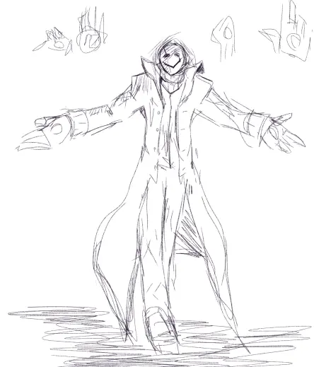 A Man standing making a Jojo pose