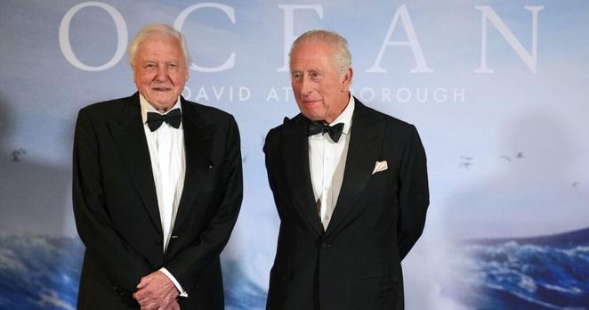 King Charles joins David Attenborough at premiere of new film | Royal | News