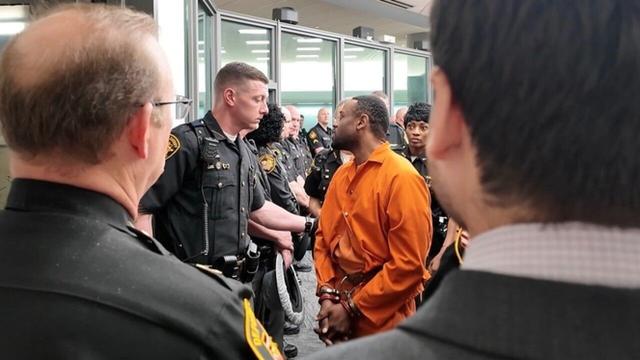 Cops facing off with Rodney Hinton, a Black American father who allgedly killed a cop in retaliation for cops killing his son.