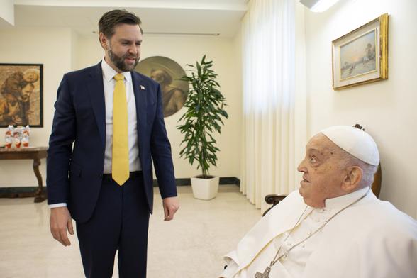 JD Vance reacts new pope