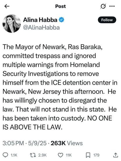 Nobody is above the law!