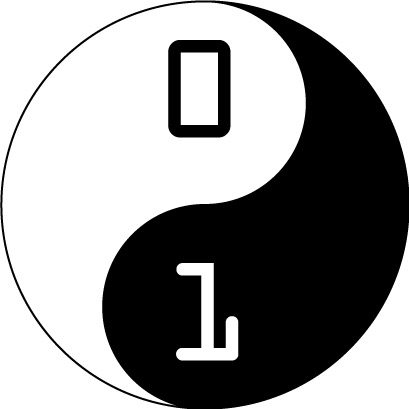 CoderDojo Logo in black & white