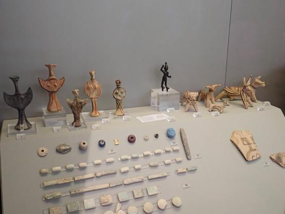 Photo of ancient Mycenean figurines (14th-12 centuary BCE)