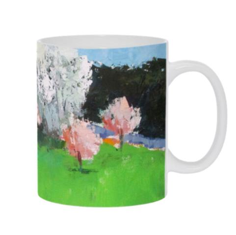 I’m celebrating the season’s change by gifting one lucky person a Mug of "Spring Trees in Mahwah - Mug".