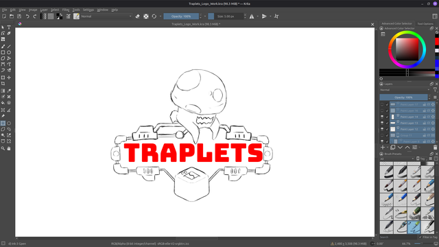 I'm here once again! 👋 No gameplay today, Traplets is getting a big surprise done over the last week of the month! :blo