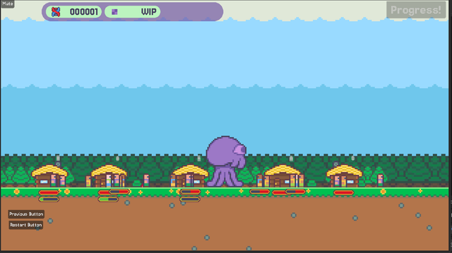 Gonna share the progress again that I made on health bars for #screenshotsaturday Really happy with how they turned out!