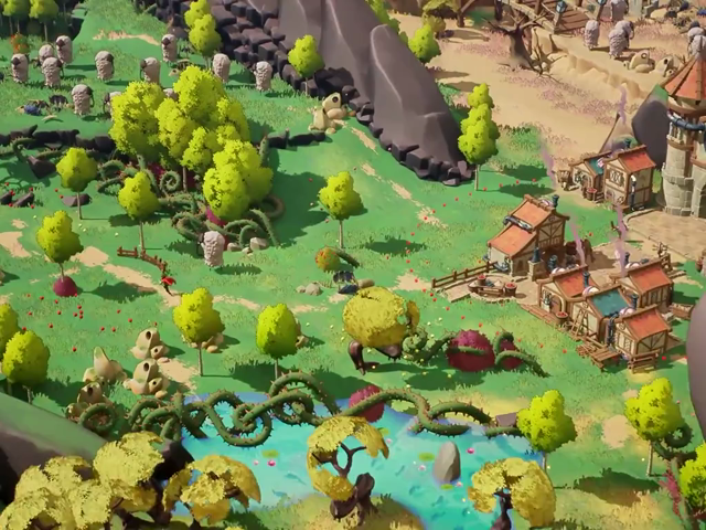KingFish is a brilliant asymmetric co-op city builder where a visionary King and a living-island Fish plan, battle, and