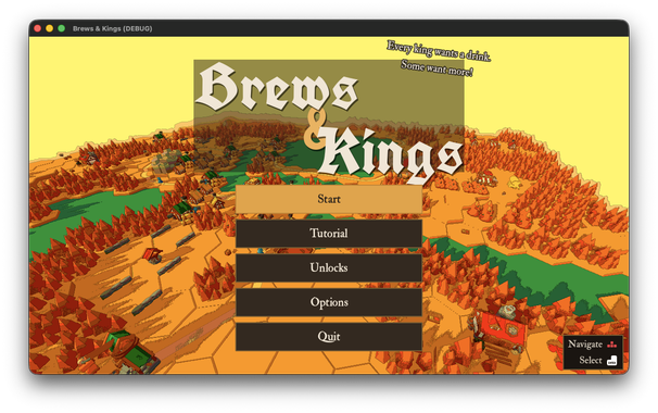 拼命了 1.5 個月之後終於有點東西可以玩了... #gamedev :rab_tearsplash: