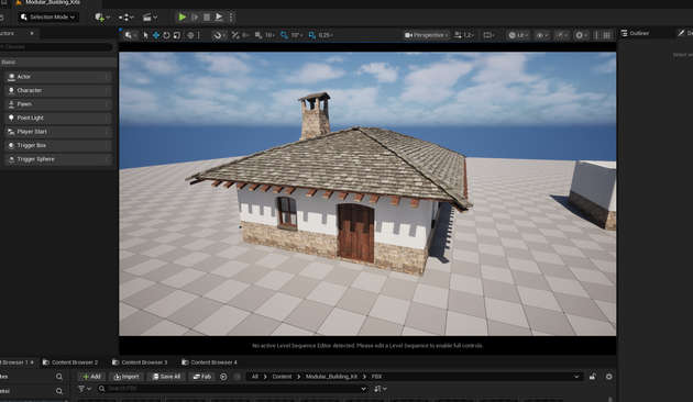 #WIPWednesday some progress of the project Bozhentsi #environment showing more images of the #ModularKit I have been wor