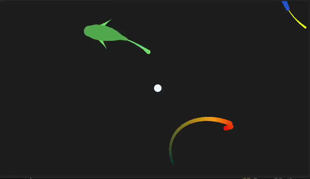 This is a #WIP of a fun little challenge I set for myself to see what I could make in Godot without importing assets or