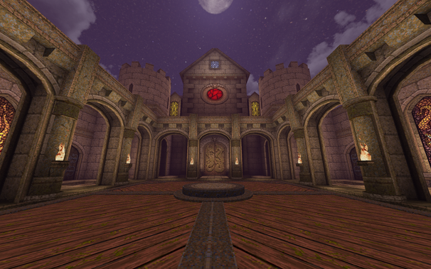 1024 Jam for #QUAKE that I'm spending way too much time on. #gamedev #leveldesign #lowpoly #screenshotsaturday