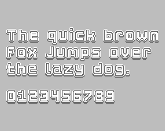 Fonts I have updated this month. ๐๐ https://itch.io/s/107531/mega-font-sale Border Basic, Scrambled Eggs, and Slim Fit