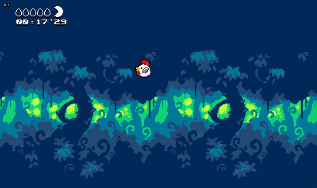 @musicvsartstuff Flappy Chicken WIP. Vibe coding with Claude AI on #screenshotsaturday