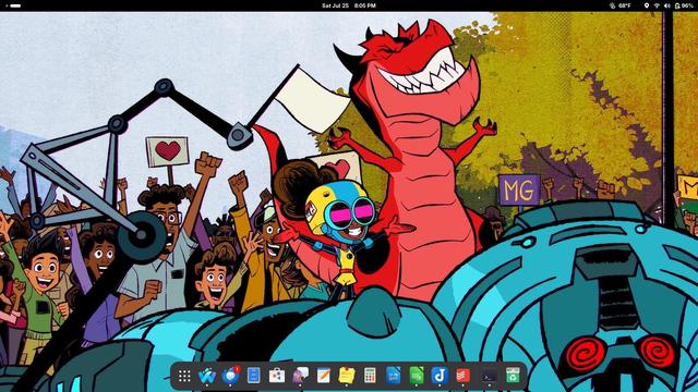I switched my laptop to Fedora (again) to give it another go. Specifically Fedora Workstation (with GNOME, a MacOS-esque