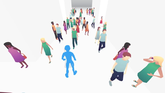 Added back 3rd person controller and crowds faded when close to player/camera #godot #godotengine #gamedev #indiedev