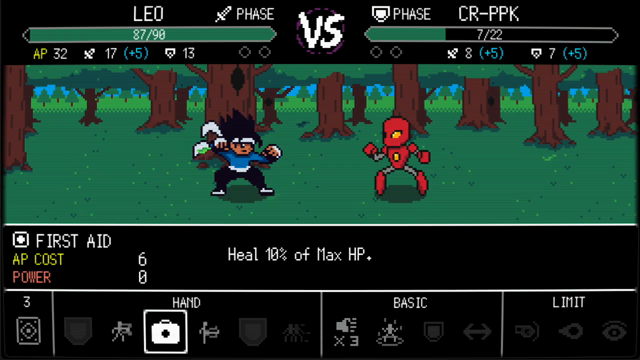 This week I made a healing effect to make it more obvious when HP has been restored during combat. Development slowed do