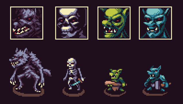 full squad #pixelart #indiegame #gamedev #mastoart