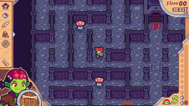 She's a total trap magnet! #screenshotsaturday #GoblinGirlGame #indiegame #indiedev