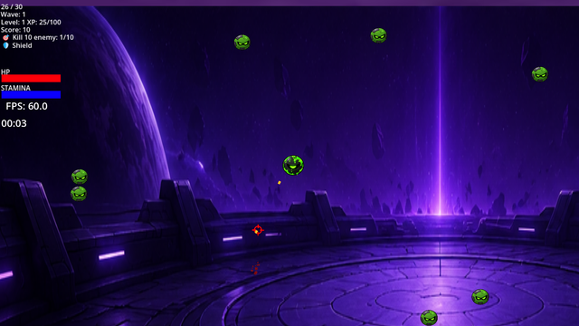 🚀 **KOSMO ULTIMATE** Survive the waves, destroy enemies, and see how long you can last! 💥 A fast-paced 2D arcade shoot