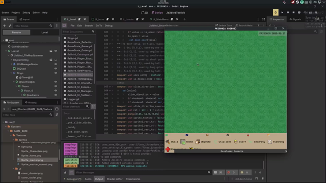a new #ScreenshotSaturday for #PRISONIA: doors! (video 1) customizable doors. change the slide direction, double doors v