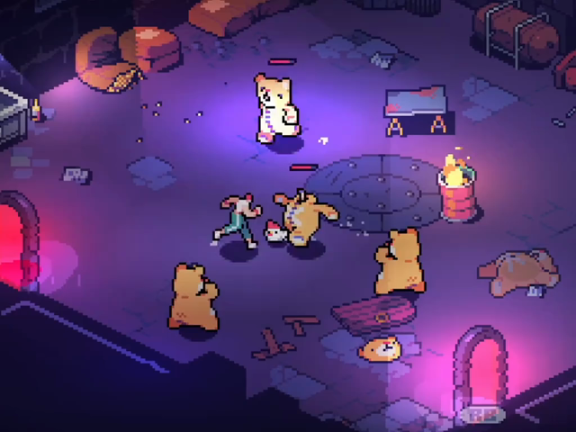 Try the Knuckle Paradise ® demo, a pixel-action hack-and-slash where retired boxer Jane and Cocotte, her warrior chicken