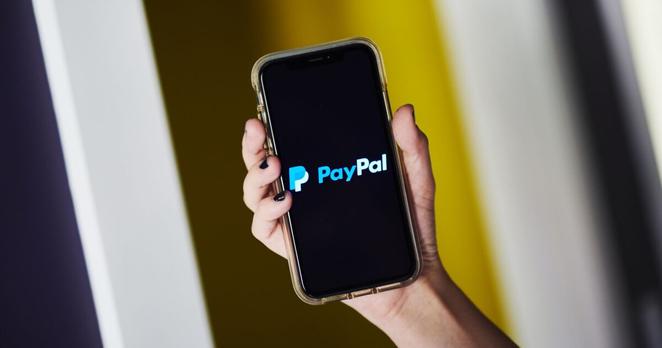 PayPal on smartphone