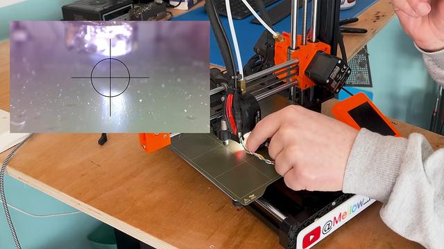 Prusa Mini with endoscope nozzle cam and pip preview Prusa Mini with endoscope nozzle cam and pip preview