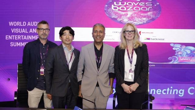 David Simonsen, Director – SEA  MENA, Prime Video, Jangho Seo, Executive Vice President of CJ ENM’s content business division, Gaurav Gandhi, VP - APAC  MENA, Prime Video and Kelly Day, Head