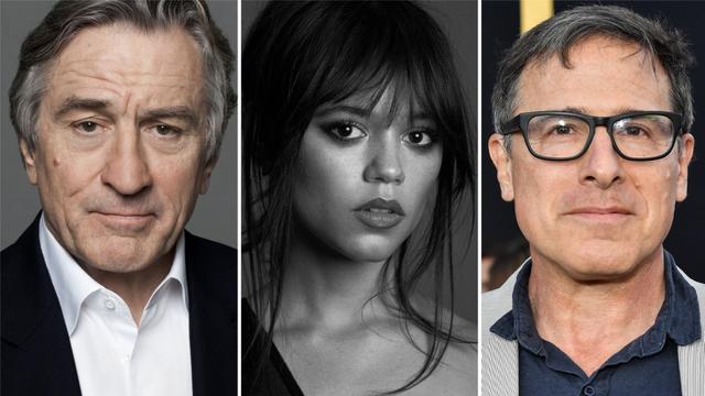 David O. Russell directs Robert De Niro and Jenna Ortega in 'Shutout'