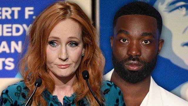 J.K. Rowling and Paapa Essiedu