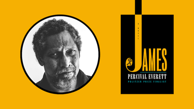 Percival Everett and the cover of “James” Percival Everett and the cover of “James”