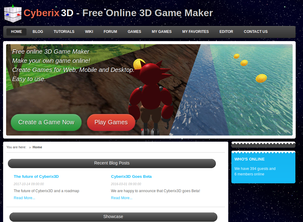 Cyberix3D - Free Online 3D Game Maker