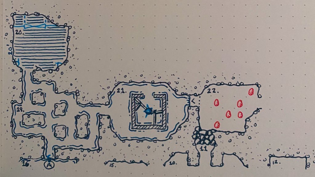 Rooms 19 to 22 of my #dungeon23