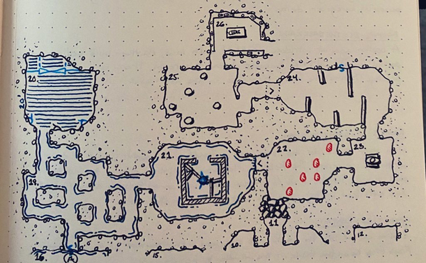 Rooms 19 to 26 of my #dungeon23