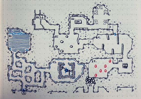 Rooms 19 to 28 of my #dungeon23