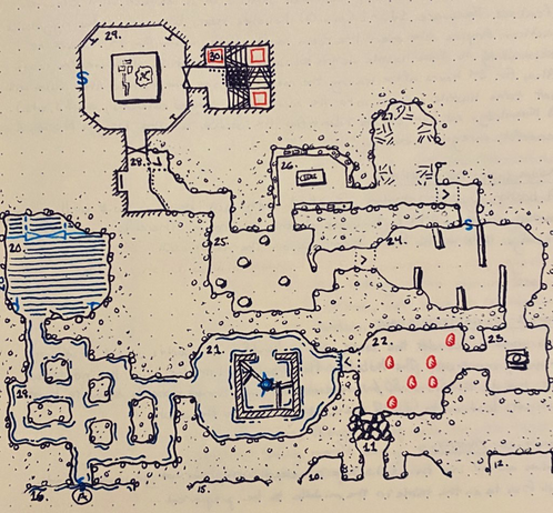 Rooms 19 to 30 of my #dungeon23