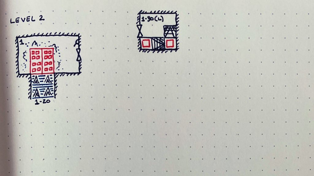 Room 2-1 of my #dungeon23