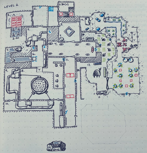 Level 2, Rooms 1 to 20