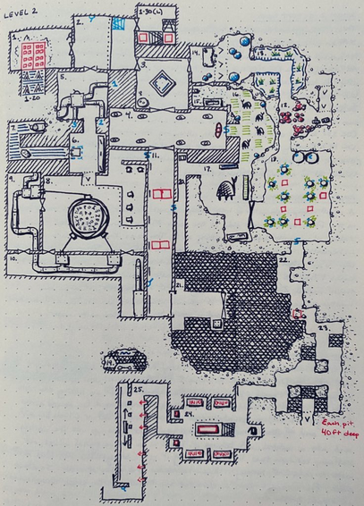 Level 2, Rooms 1 to 25